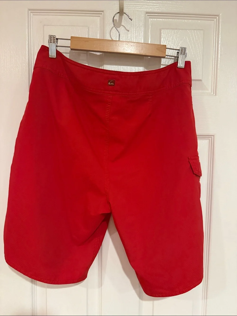 Quiksilver Men’s Red Boardshorts - Classic Swim Trunks,Size 33